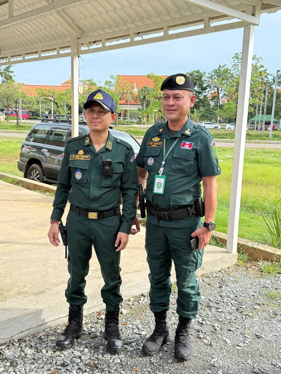ឧត្តមសេនីយ៍ទោ ហ៊ុន គឹមជាតិ ចុះត្រួតពិនិត្យកម្លាំងការពារសន្តិសុខ ក្នុងកិច្ចប្រជុំអាស៊ាននៅខេត្តសៀមរាប